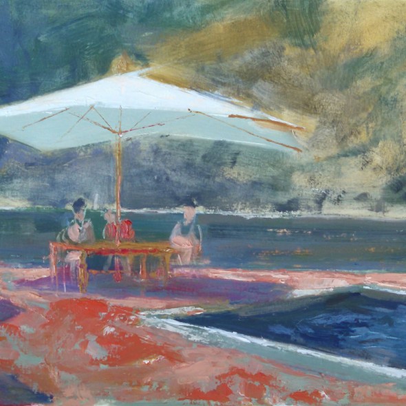 By the Pool Painting, C. Rudisill